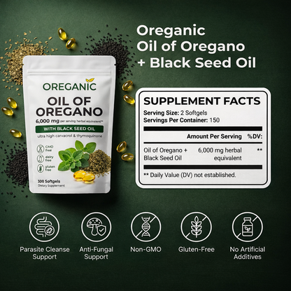 Oil Of Oregano + Black Seed Oil