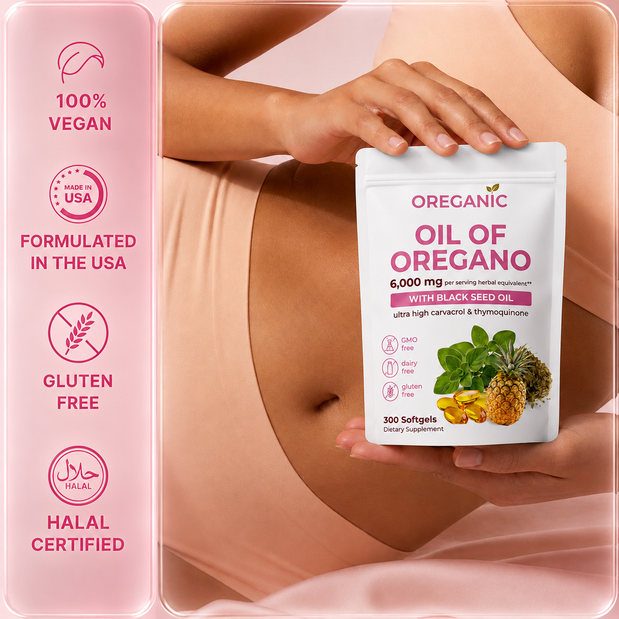 Oreganic | Oil Of Oregano + Black Seed Oil