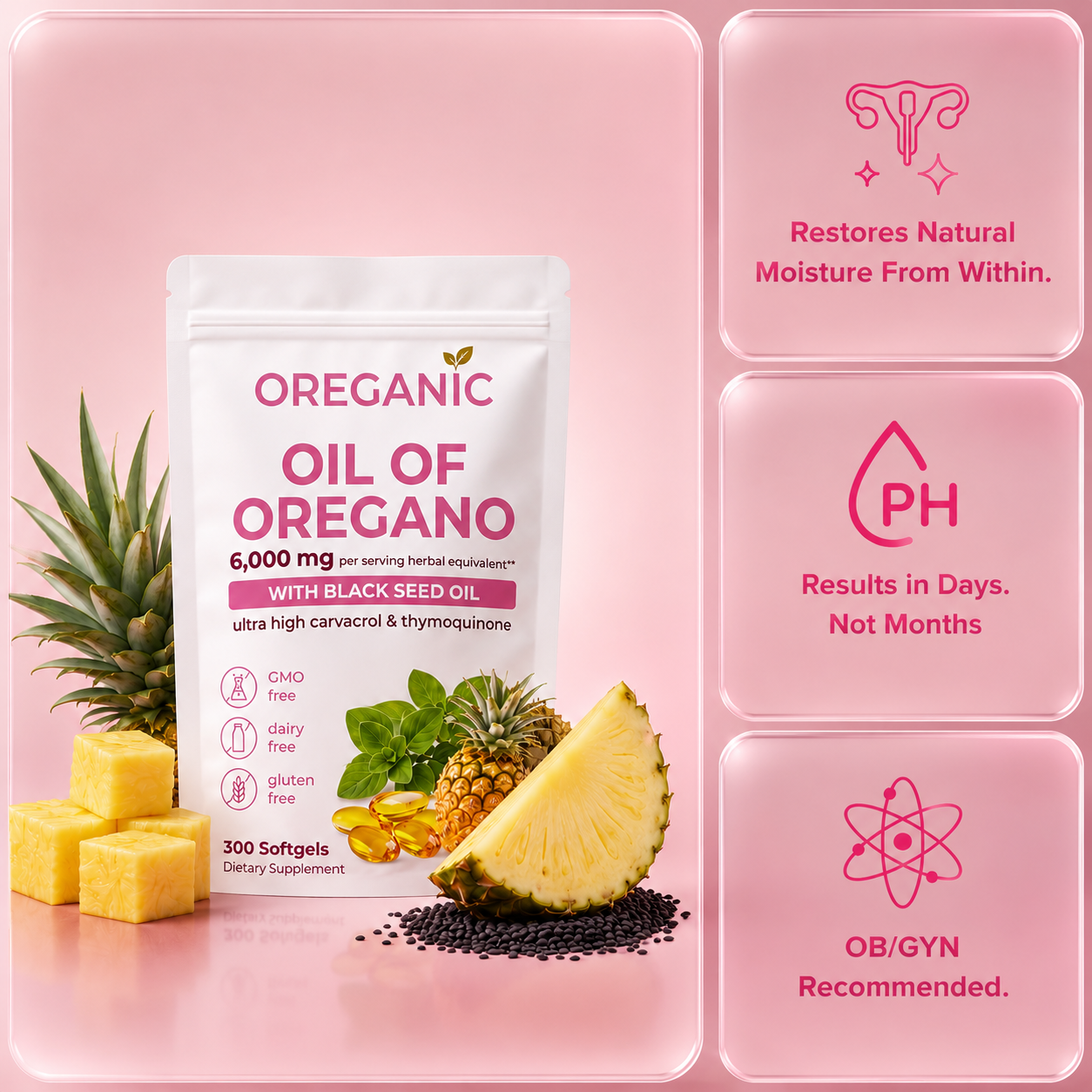 Oreganic | Oil Of Oregano + Black Seed Oil